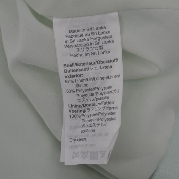 J Crew Parke Blazer In Stretch Linen Sea Spray H9710 Size 6 - Picture 4 of 16